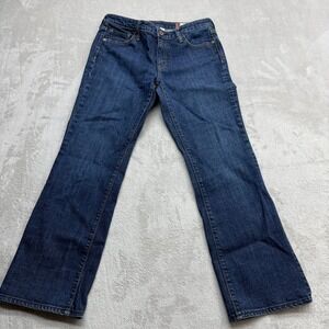 Vintage Gap Jeans Women 6 Ankle Classic Stretch Bootcut Handsanded Rinse 2007